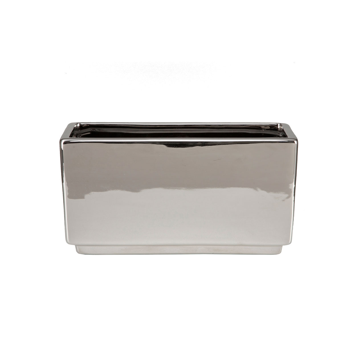 Scheurich Rechteckschale Mirror 494 25 cm silber | 55423