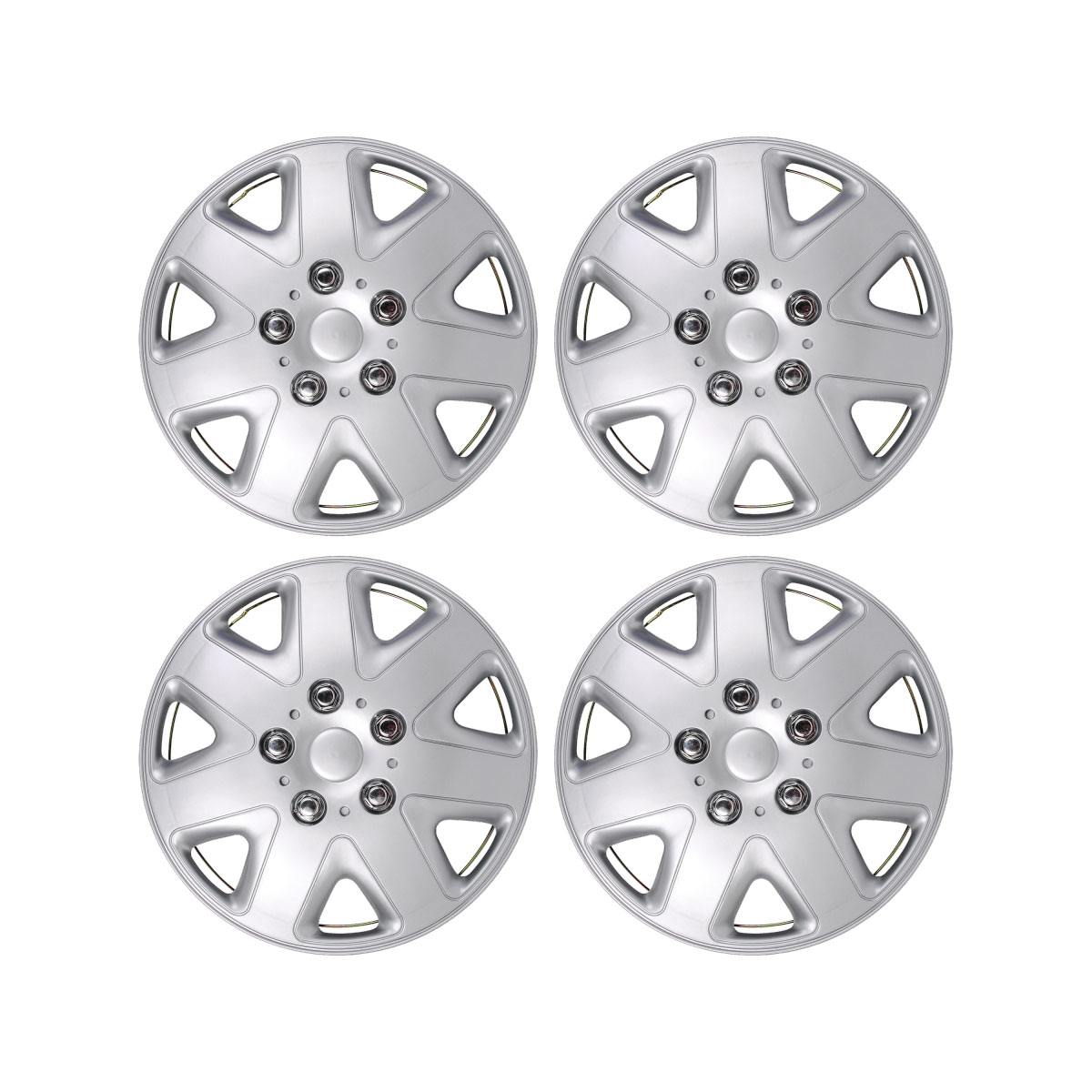Basic Radzierblenden-Set 14 Zoll silber 4-teilig | 14 | 561113