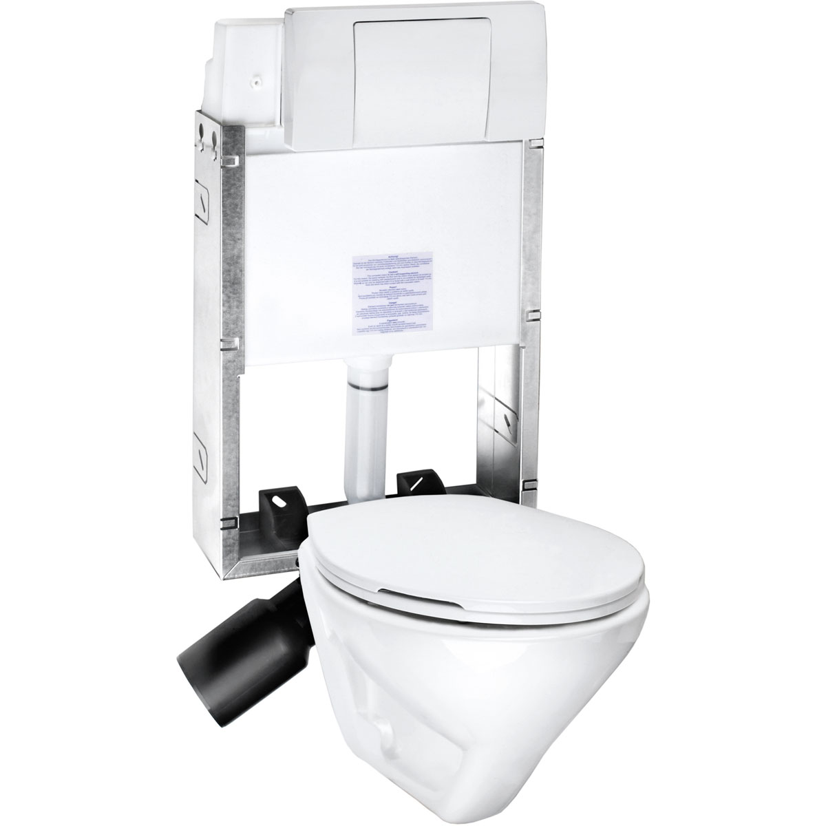 Wand-WC Set weiß | 570223