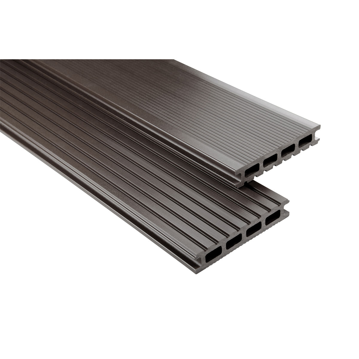 Kovalex Bodendiele Graubraun Stückweise auf Maß bis 600 cm 2,5 x 14,5 | graubraun | 575881