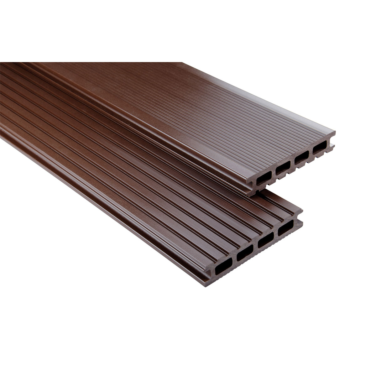 Kovalex Bodendiele Schokoladenbraun Stückweise auf Maß bis 600 cm 2,5 x 14,5 | schokobraun | 575882