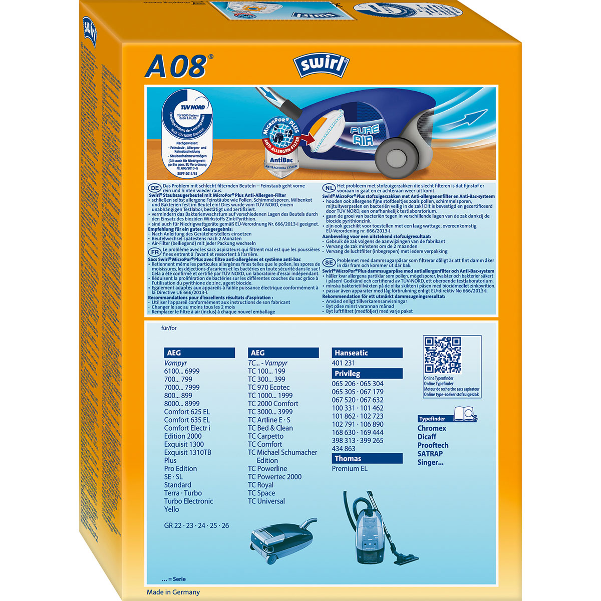 Staubsauger-Beutel A 08 / A 09 EcoPor | 594369 – Bild 3