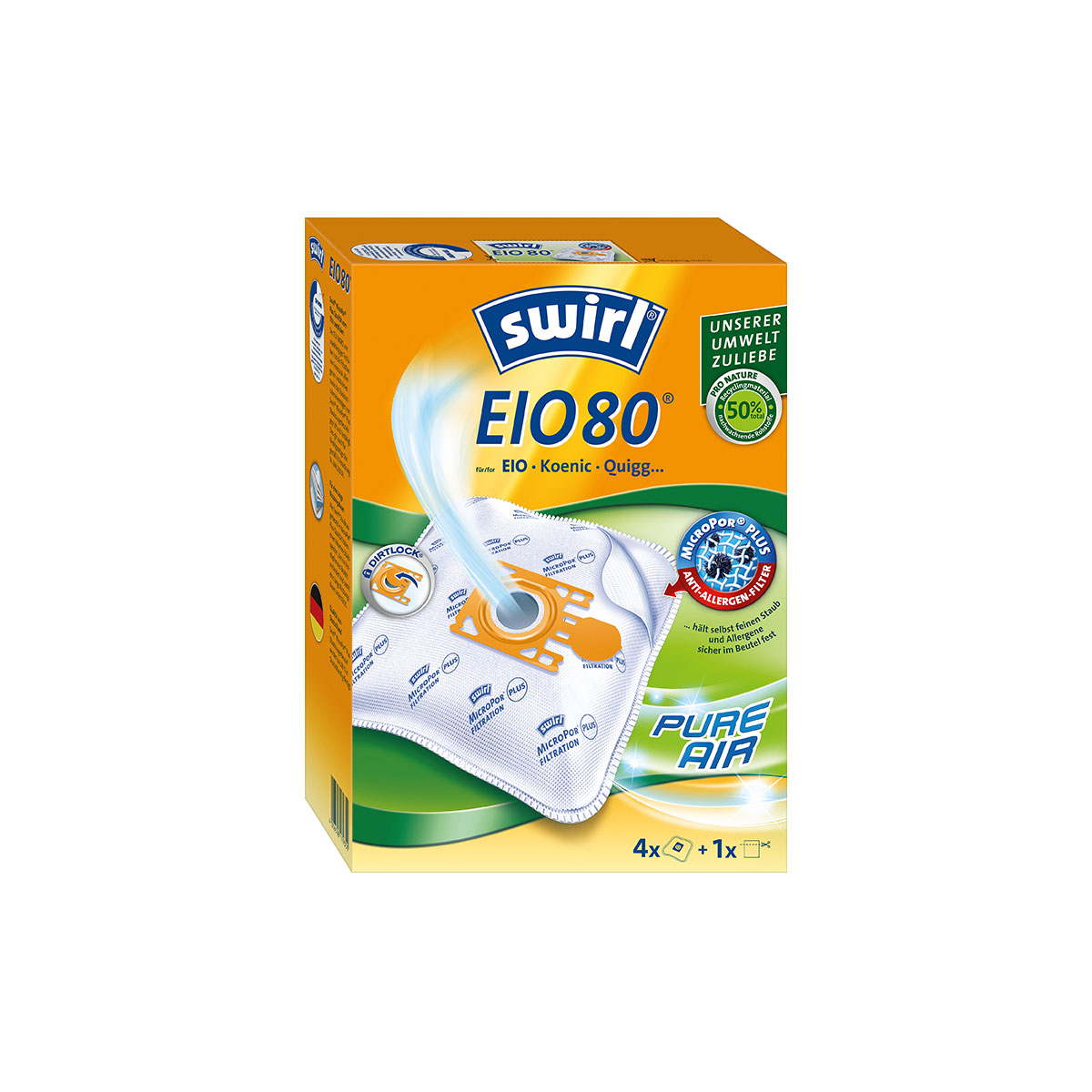 Staubsauger-Beutel EIO 80 EcoPor | 594370