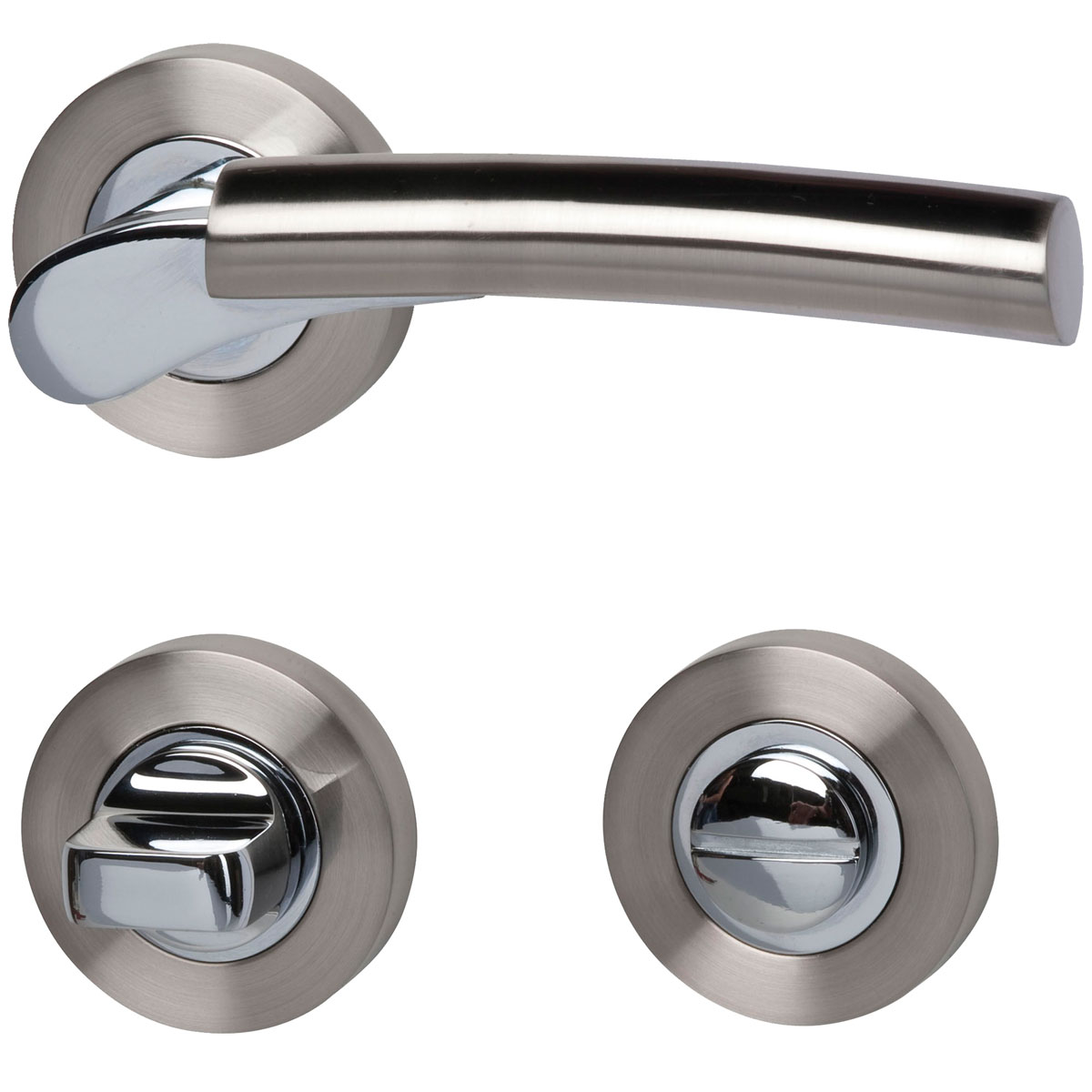 Alpertec Rosettengarnitur Solid 7-R für WC | 637868