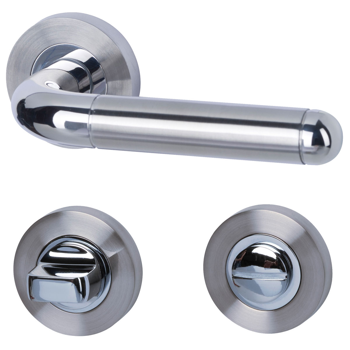 Alpertec Rosettengarnitur Solid 4-R für WC | 637872
