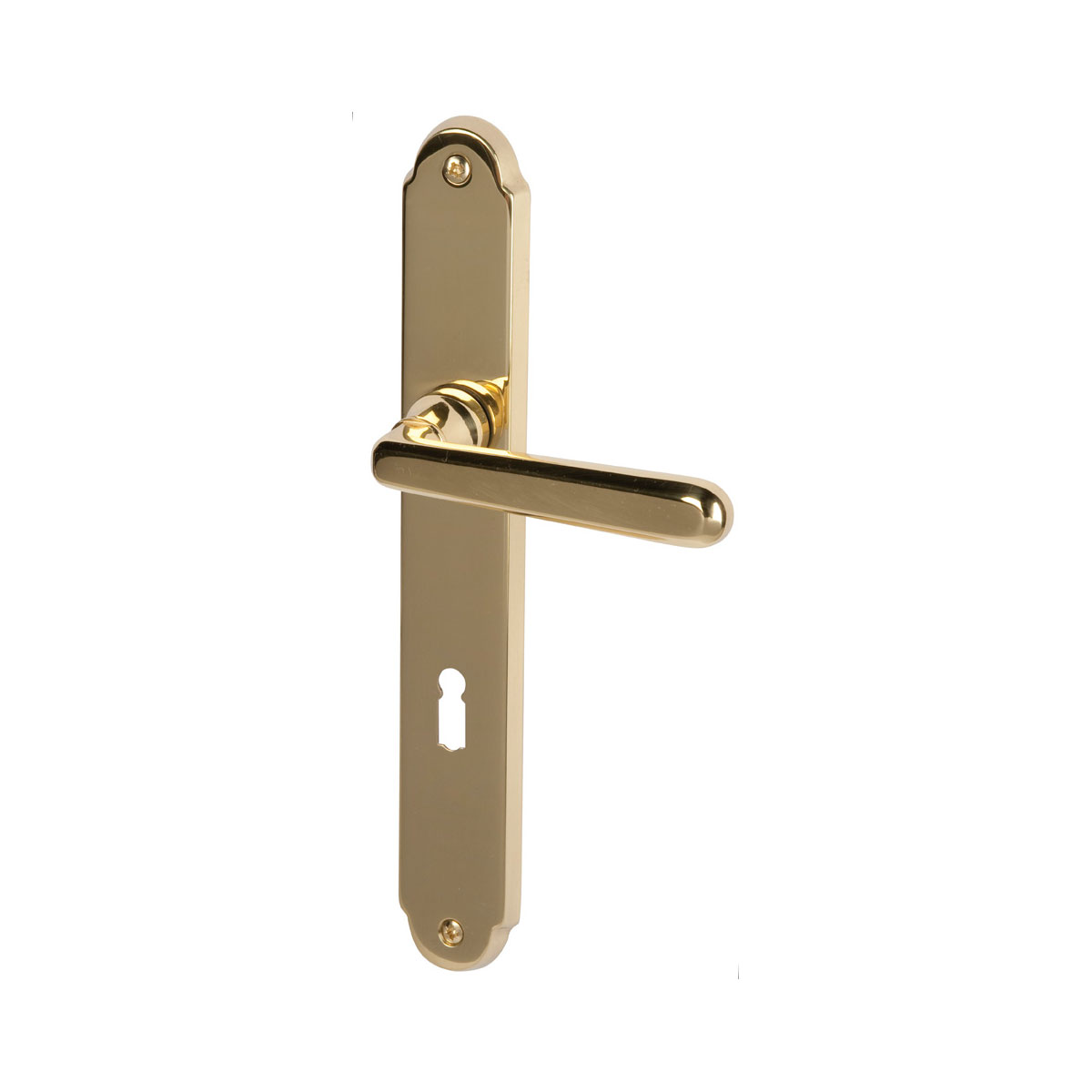 Alpertec Langschildgarnitur Wien-LS poliert 72 mm | 637890