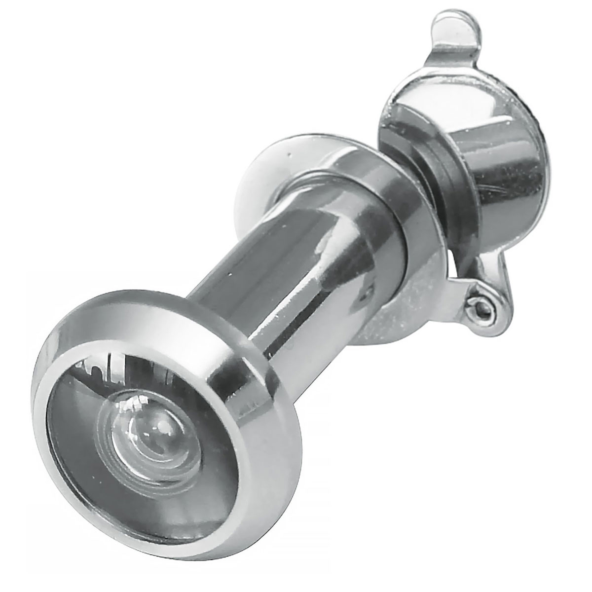 Alpertec Türspion mit Verschlusskappe 180 mm chrom | 642029