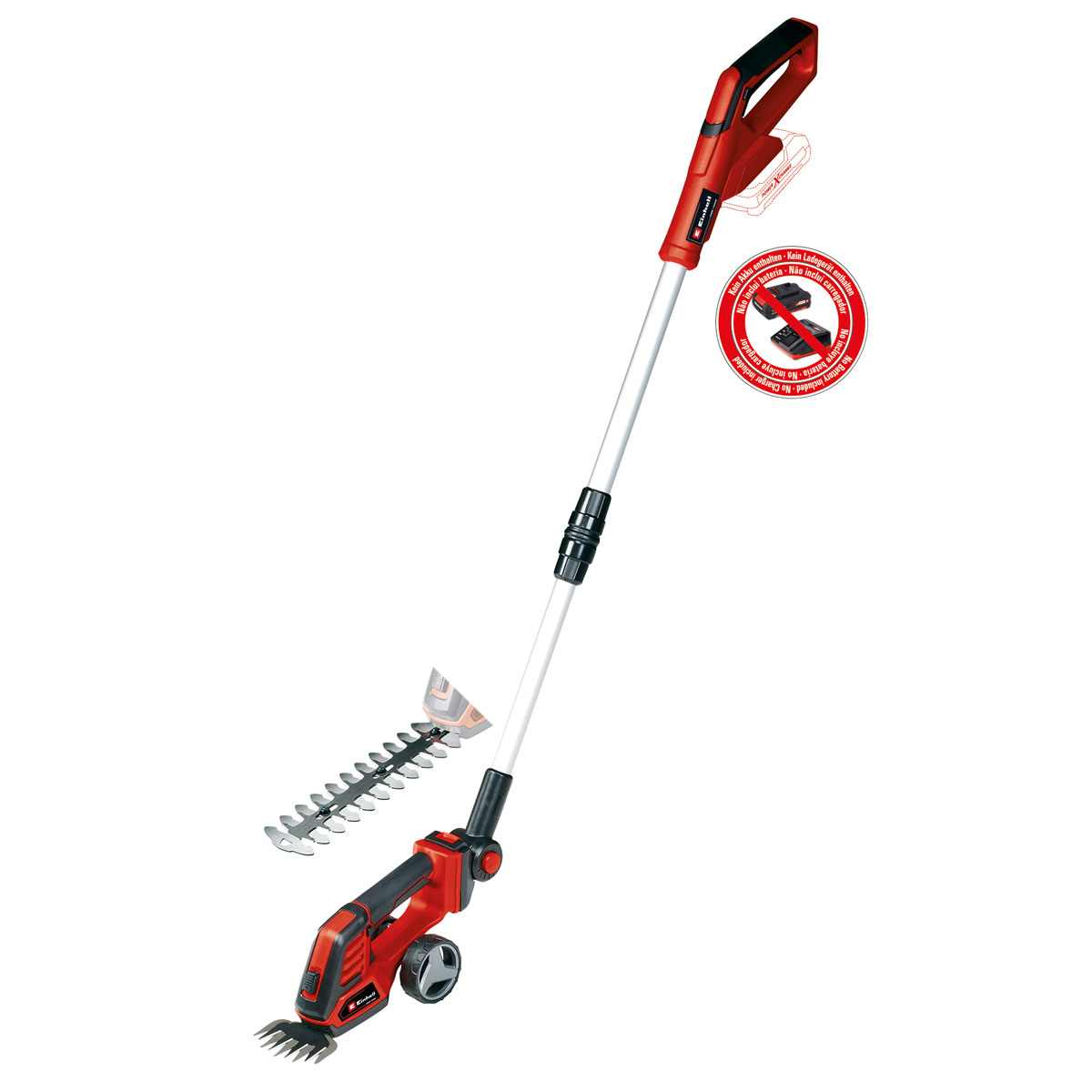 Einhell Akku Gras u.Strauchschere GE-CG 18/100 Li T-Solo | 648652