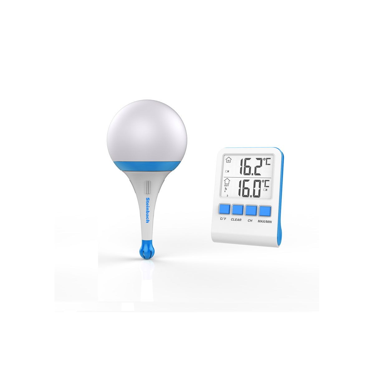 Solarleuchte mit Funkthermometer | 653345