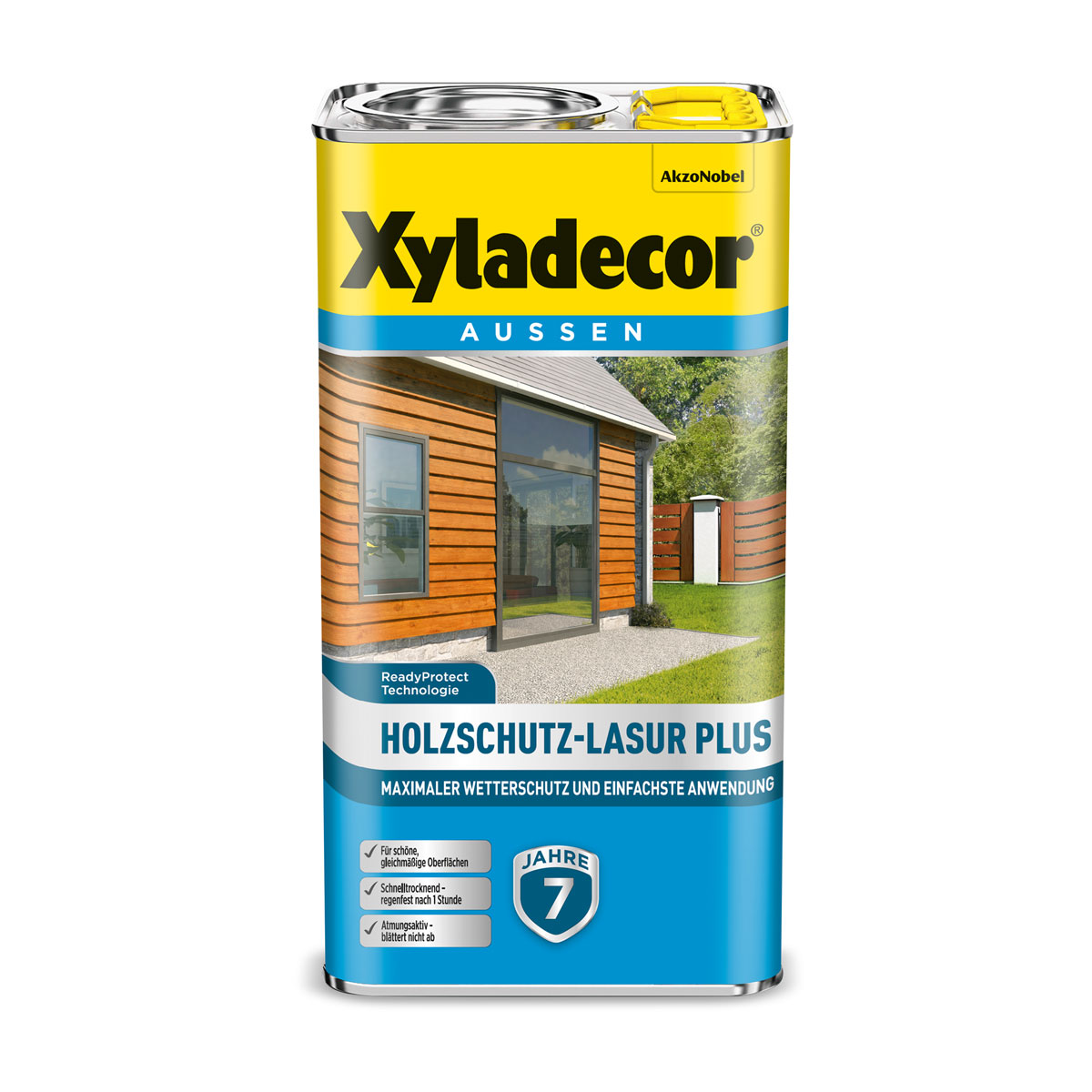 Xyladecor Holzschutz-Lasur Plus Mahagoni 4 L | 4 | 657436