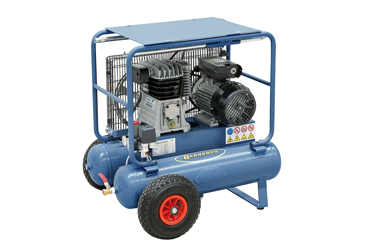 Fahrbarer Montagekompressor 11 + 11 Liter