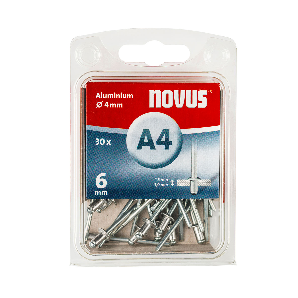 Novus Alu Blindnieten A 4 x 6 30 St | 708487