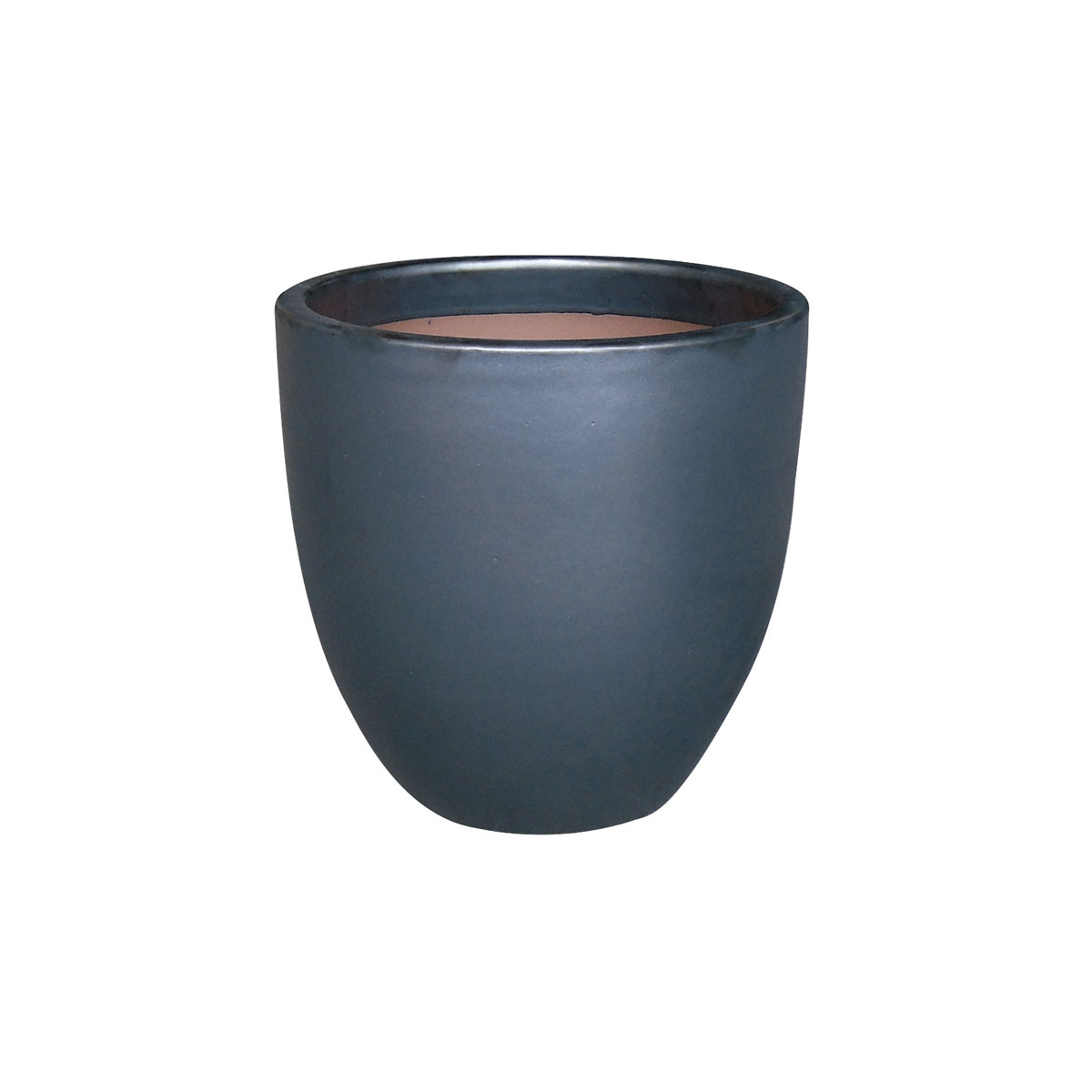 Haveson Pflanztopf Bern II Durchmesser 26 x 25 cm anthrazit glasiert | anthrazit | Ø26x25 | 867725