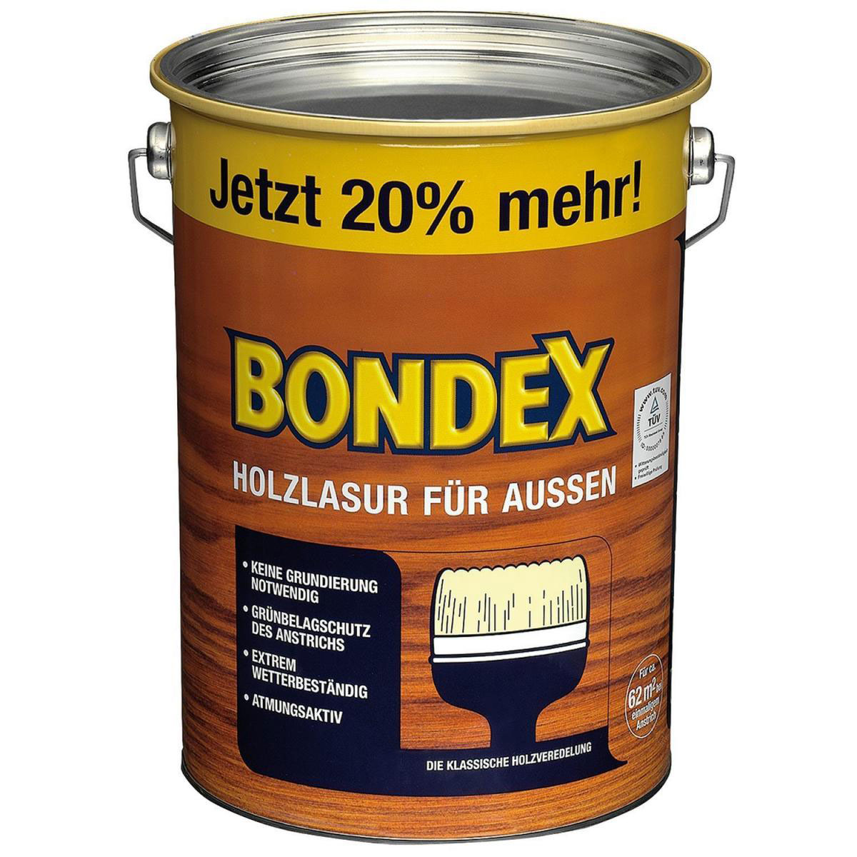 Bondex Holzlasur für Außen Oregon Pine 4,8 L | 4,8 | 882631