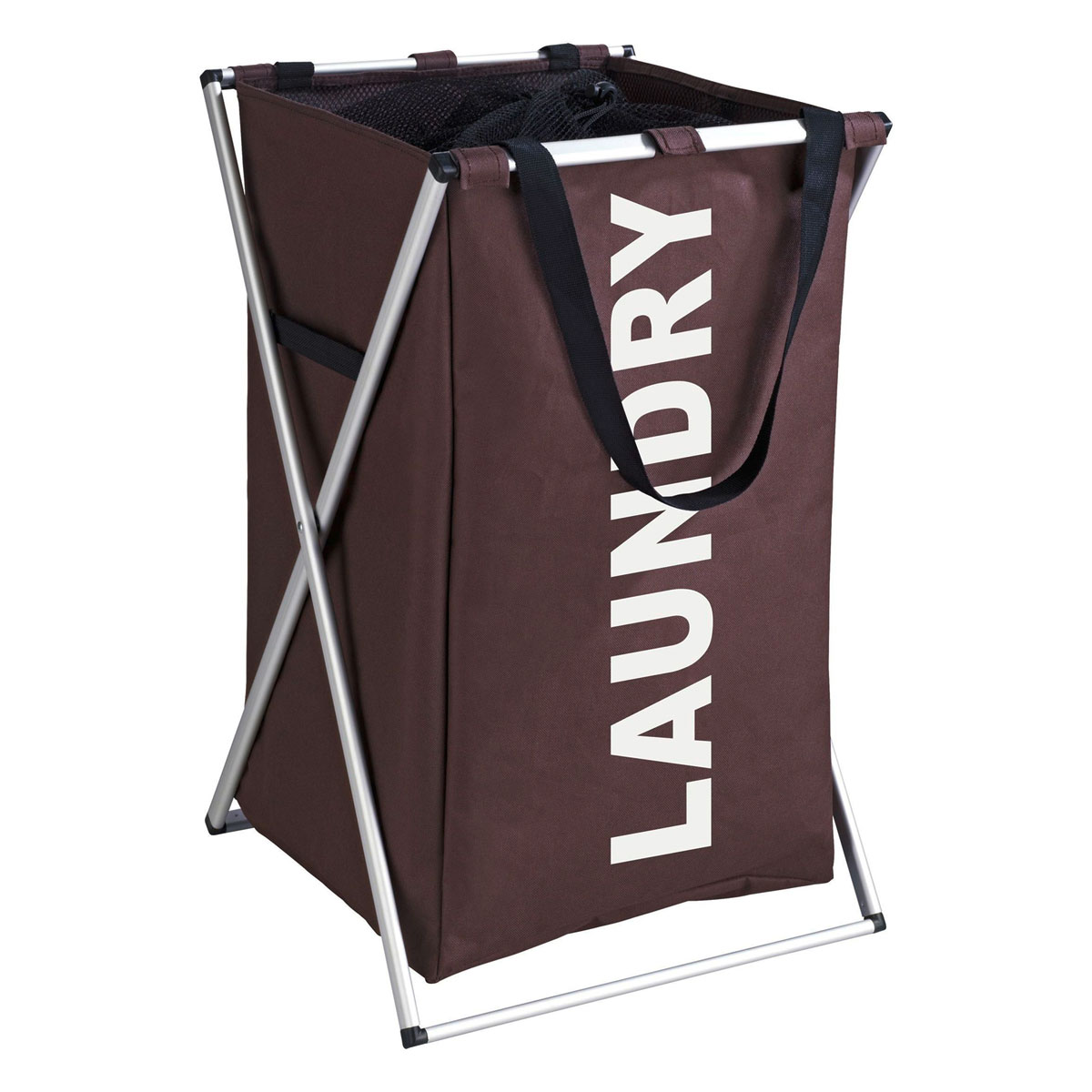 Wenko Wäschesammler Uno braun 52 l | 905019