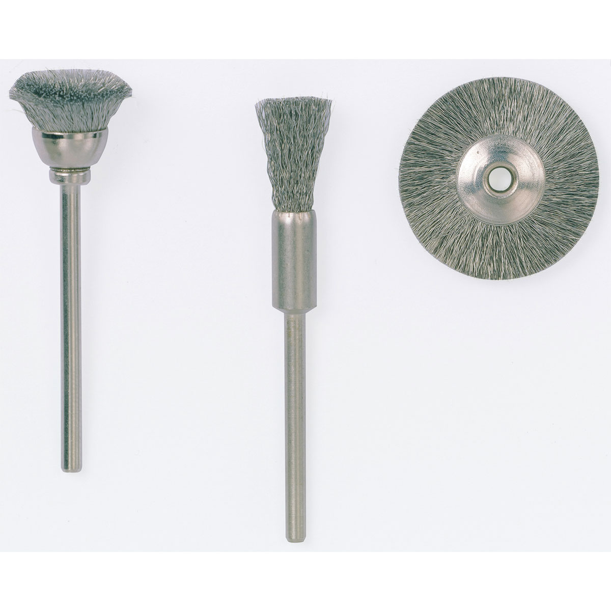 Proxxon Micromot Pinselbürsten Edelstahl Durchmesser 8 mm 2 Stück | 912242