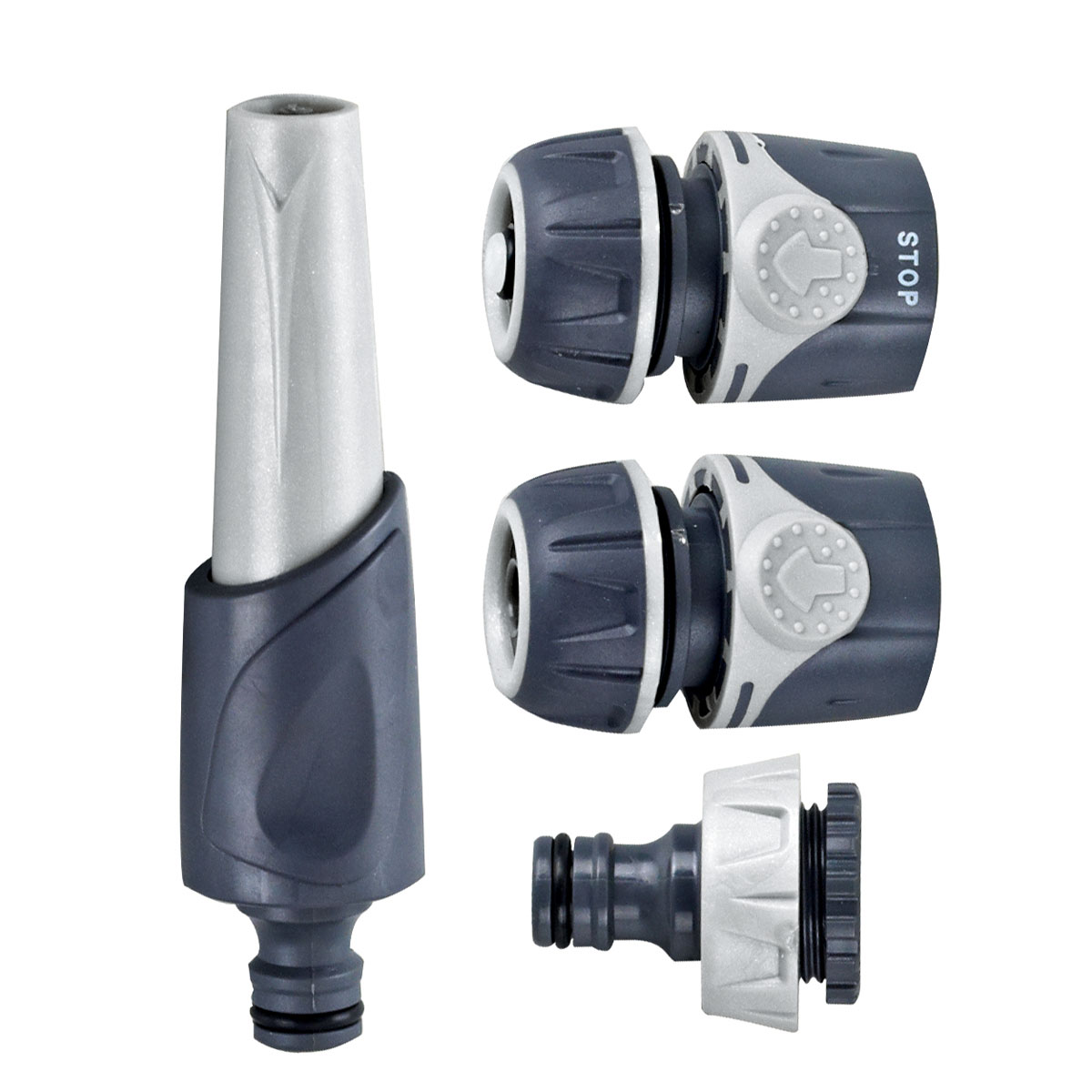 Wingart Gießspritze-Set mit Anschlüssen 4-teilig | 917741