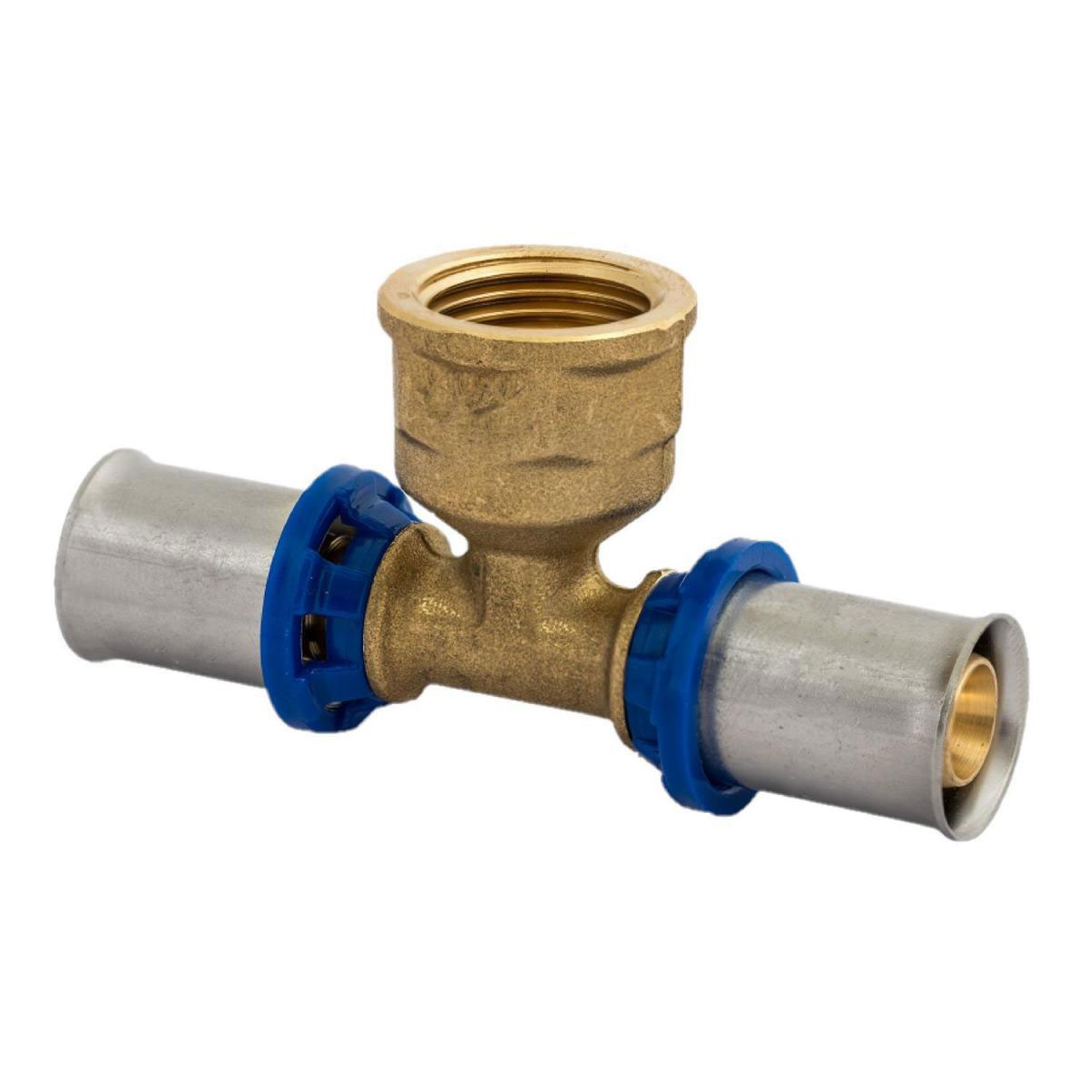 Kirchhoff T-Übergangsstück Pressfitting für Mehrschicht-Verbundrohr 26 mmx3/4IGx26 mm | 930877