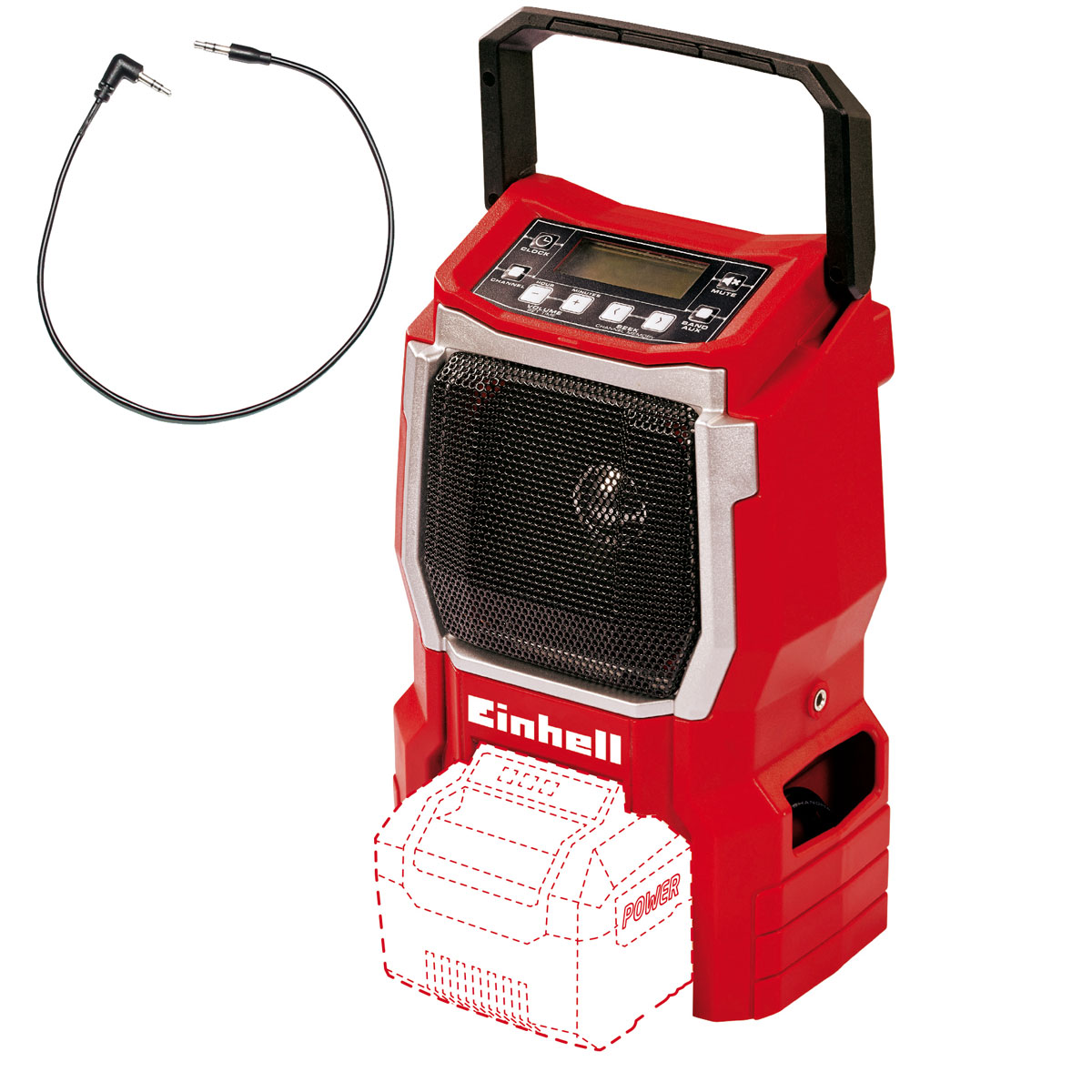 Einhell Akku-Radio TE-CR 18 Li Solo kein Akku | ohne Akku und Ladegerät | 934063
