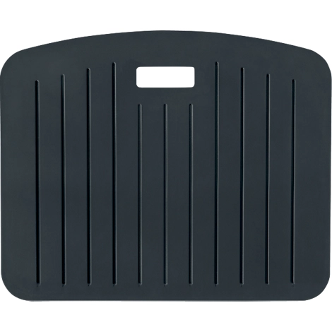 Anti-Ermüdungsmatte Leitz Ergo Cosy, für Steh- oder Sitzarbeitsplatz, kompakt, tragbar, B 457 x T 560 x H 20 mm, Schaumstoff, dunkelgrau