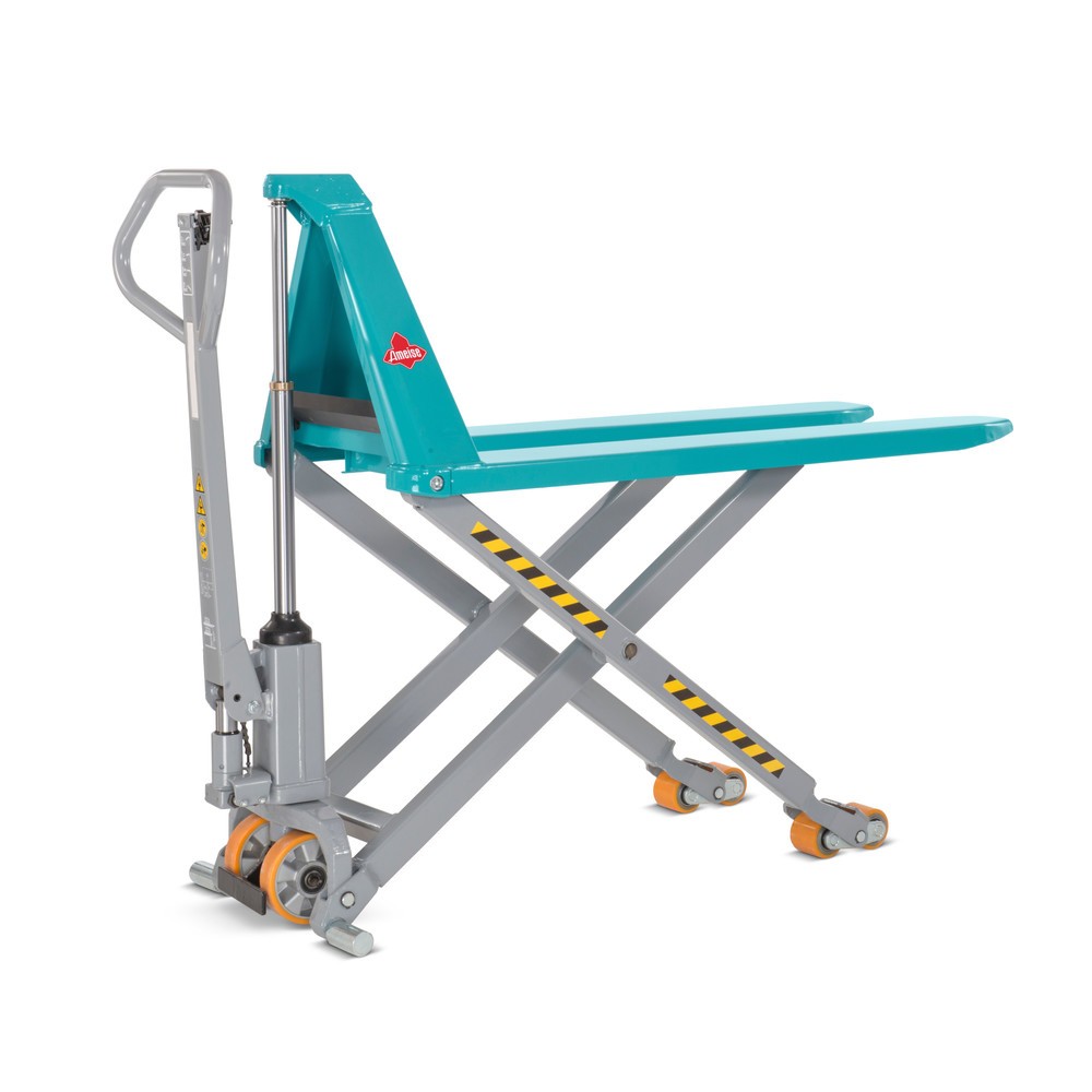 C-Ware Scheren-Hubwagen Ameise® - handhydraulisch, Tragkraft bis zu 1.500 kg