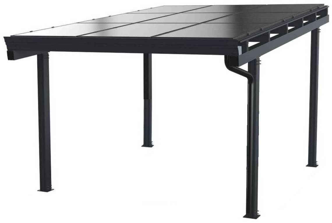 PKW Carport Solar mit 9 Panels Einzelcarport