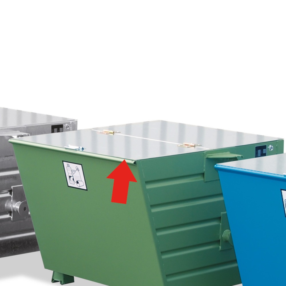 Deckel für Bauer® stapelbare Kippbehälter