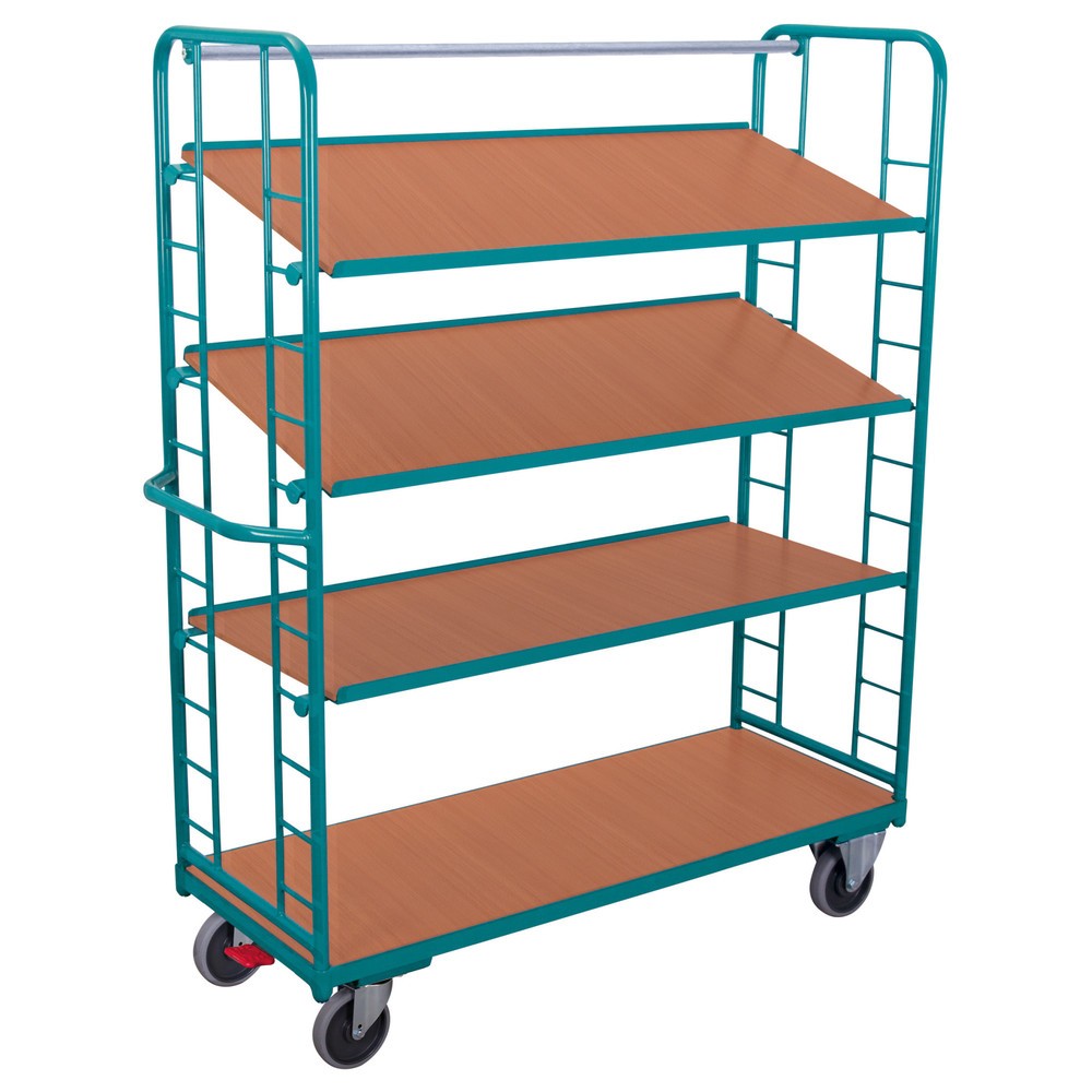 Etagenwagen Ameise®, 3 variable Holzböden