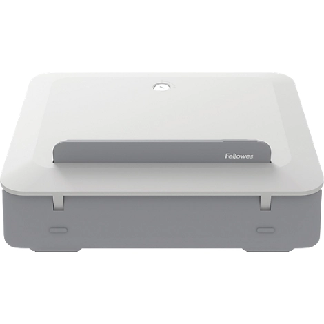 Fellowes® Notebooktasche Breyta Toolbox, bis 14 Zoll, Zylinderschloss, Laptopständer, ABS, weiß