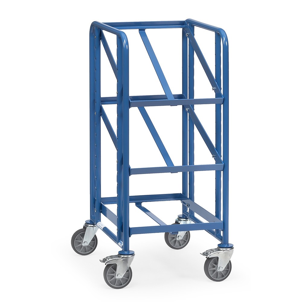 fetra® Eurokasten-Etagenwagen, offener Rahmen