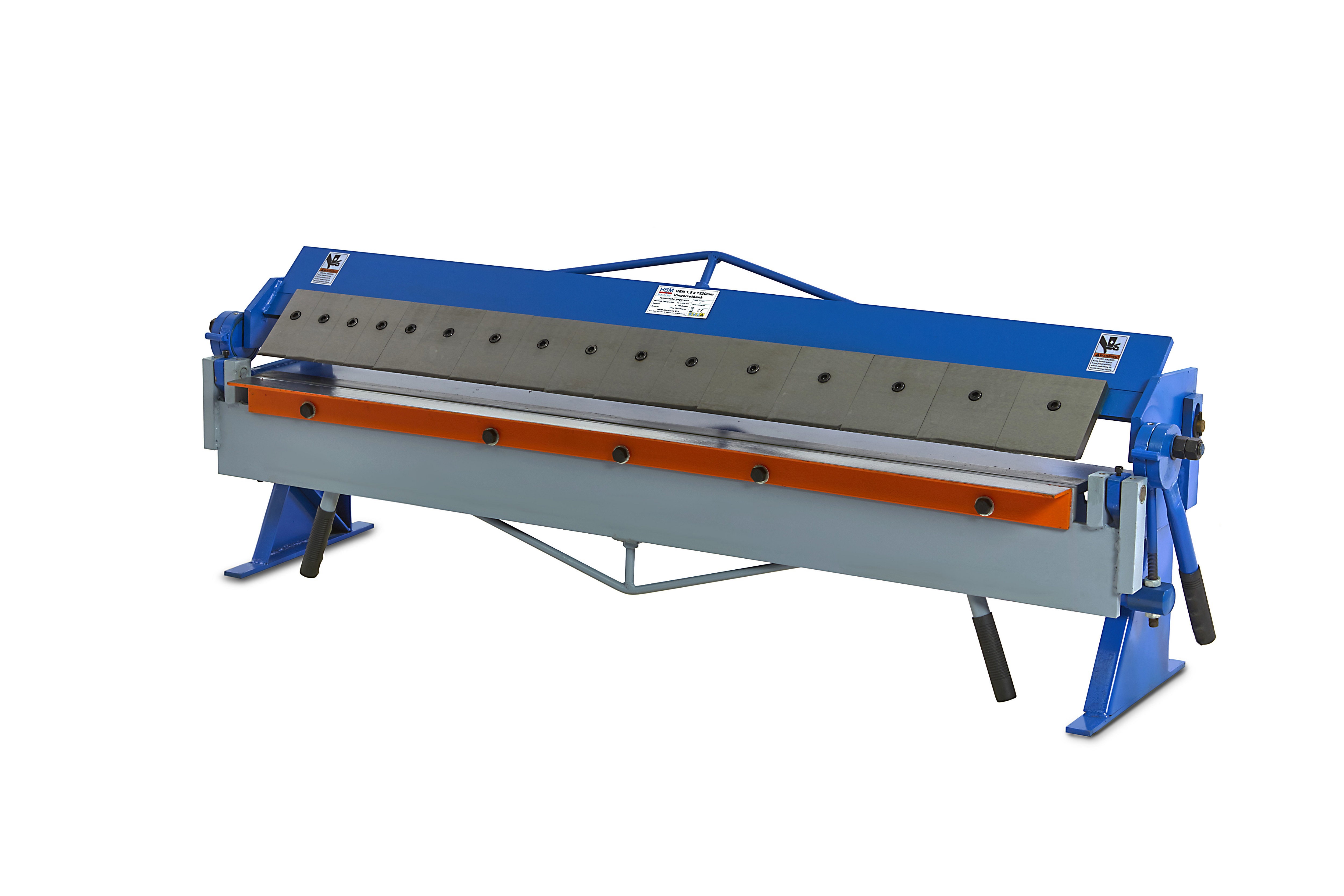 Schwenkbiegemaschine Handkantbank 1,5 x 1220 mm.