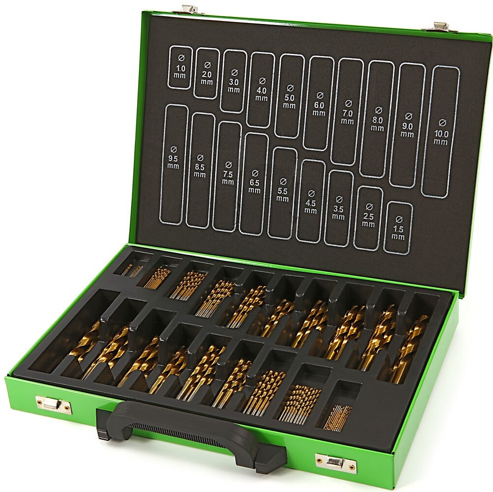 Bohrer HSS TiN 1-10mm - 140tlg Set