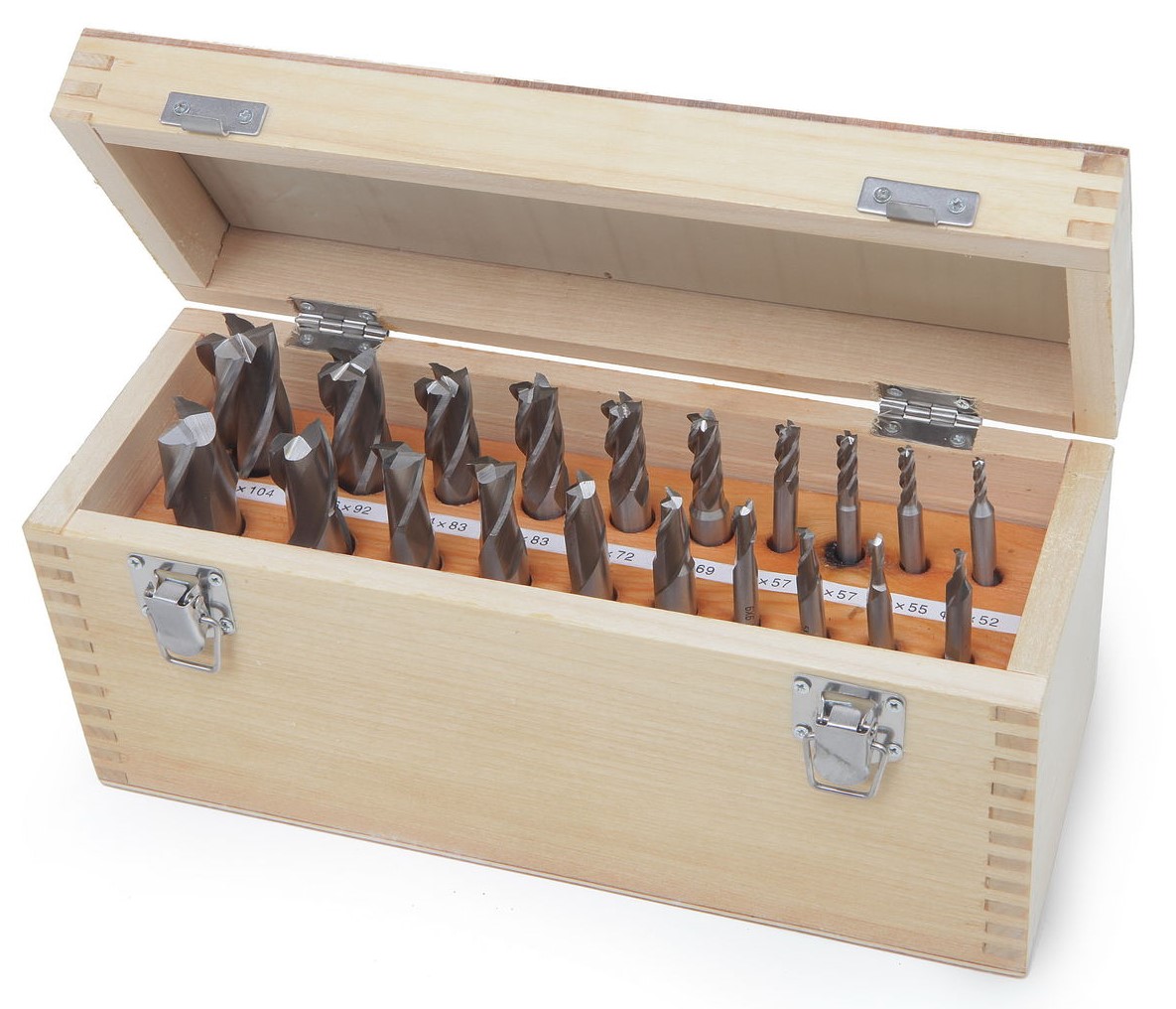 Fräser HSS Kobalt 20-teiliges Set 3-20mm Fräsdurchmesser