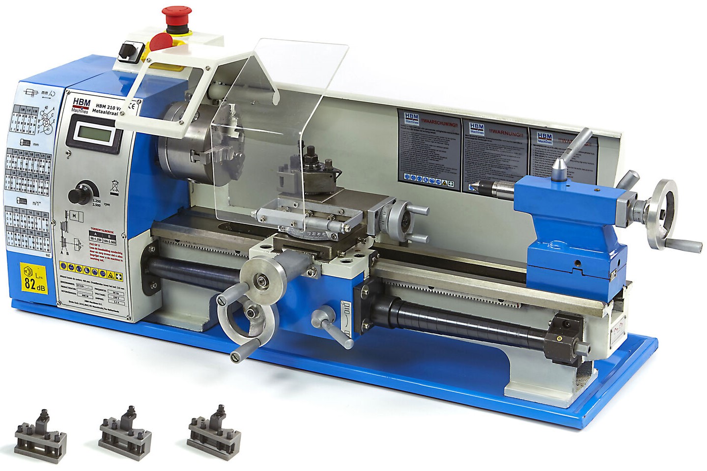 Metalldrehmaschine 210x400mm mit A0 Halter