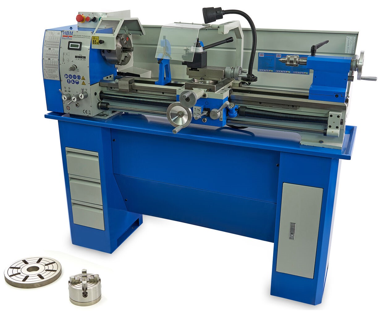Metalldrehmaschine 320x900mm 230V m/o Digitalanzeige