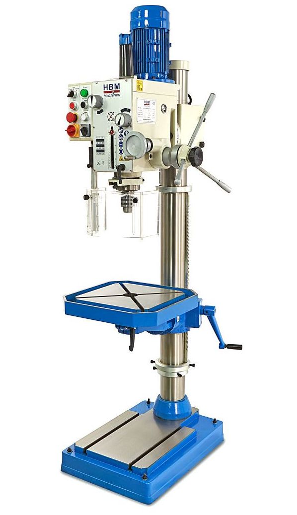 Säulenbohrmaschine 40mm Bohrleistung mit Zahnradantrieb