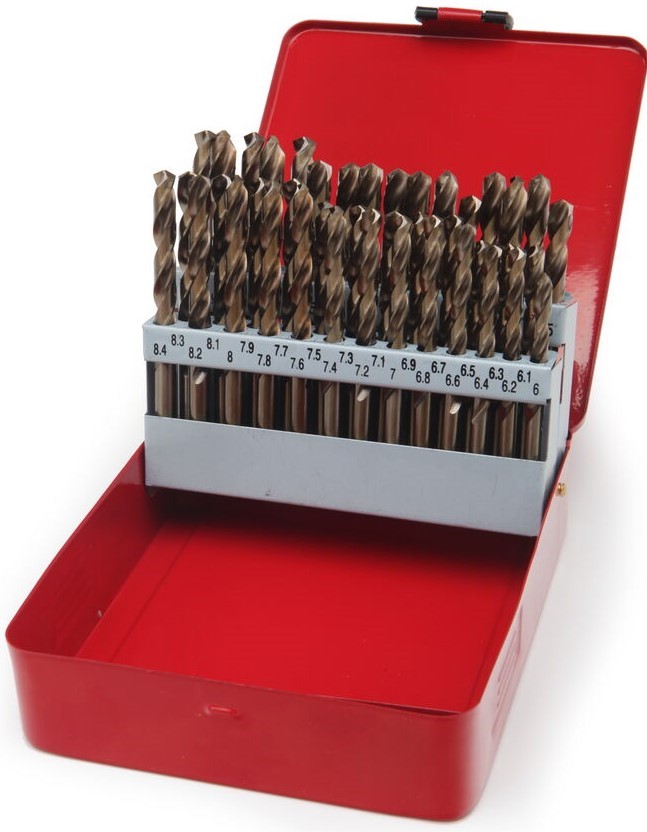 Bohrer Kobalt HSS 6-10mm - 41teiliges Set