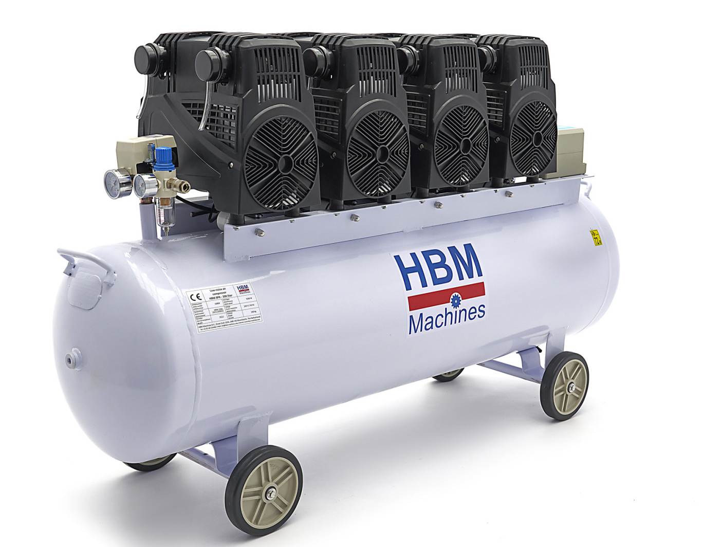 Professioneller Geräuscharmer Kompressor SGS 200 Liter