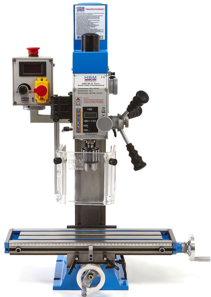 Fräsmaschine BF16 16mm Fräsleistung großer Tisch