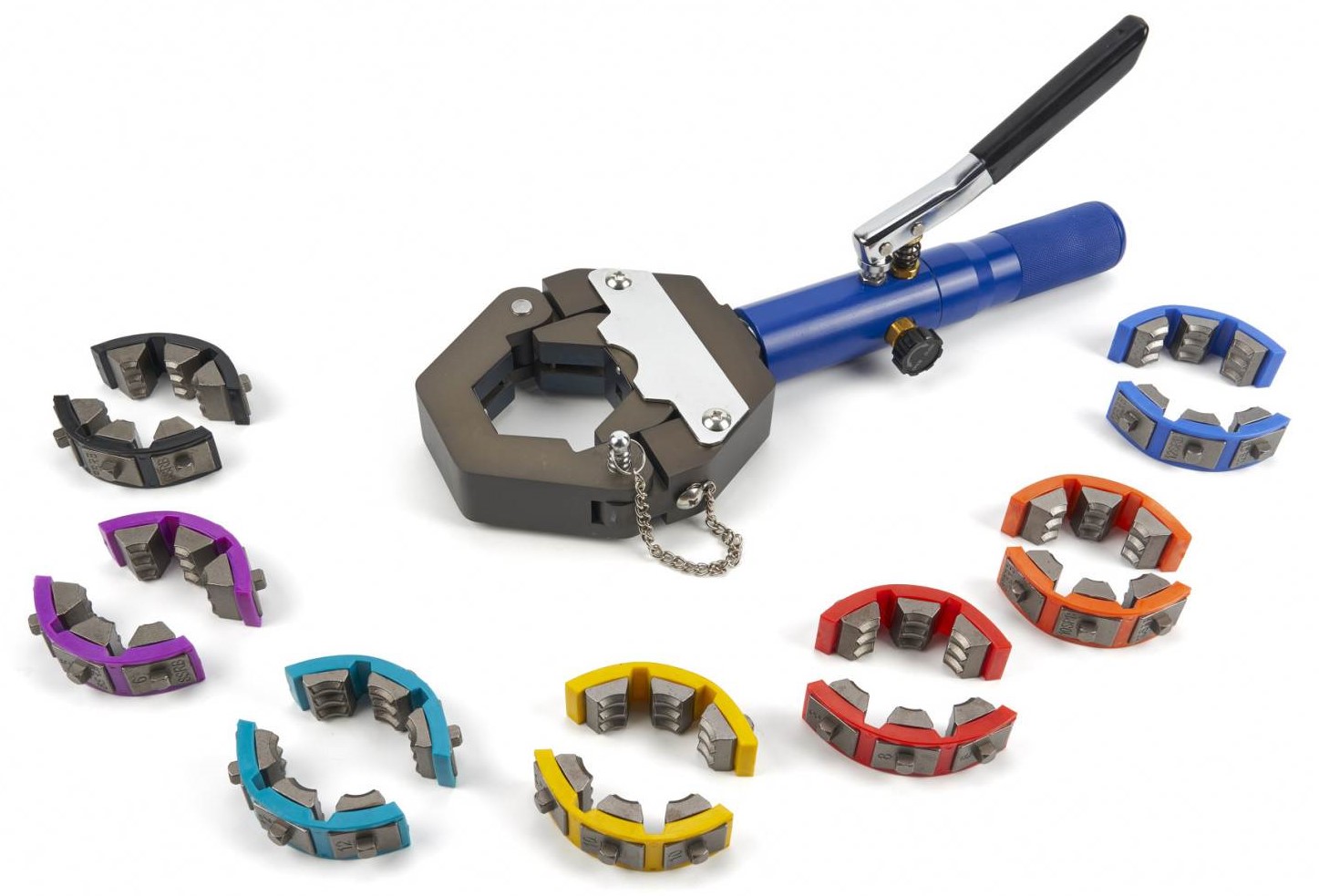 Hydraulische Crimpzange mit 7 Matrizen Crimpwerkzeug