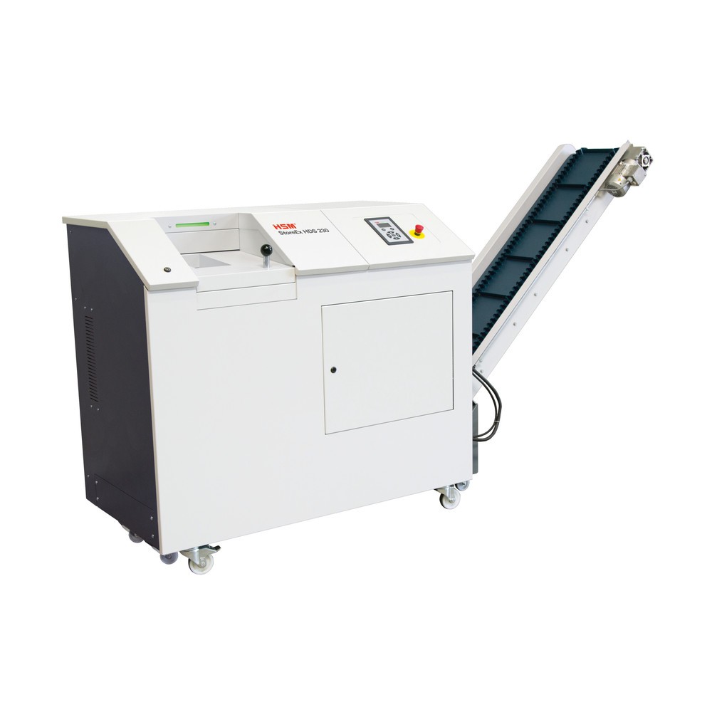 HSM® Medienvernichter StoreEx HDS 230, mit Förderband
