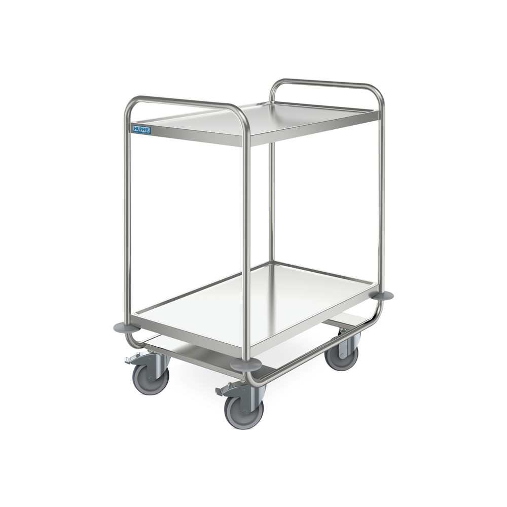HUPFER® Schwerer Servierwagen aus Edelstahl