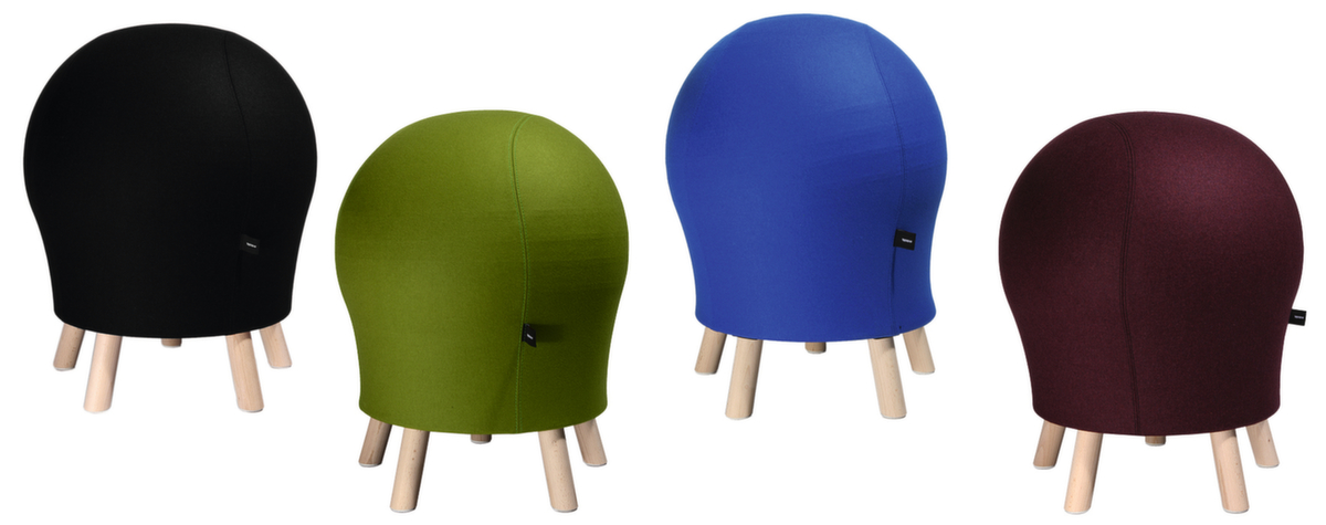 Topstar Ballhocker Sitness 5 Alpine, Sitz grün, 4 Füße