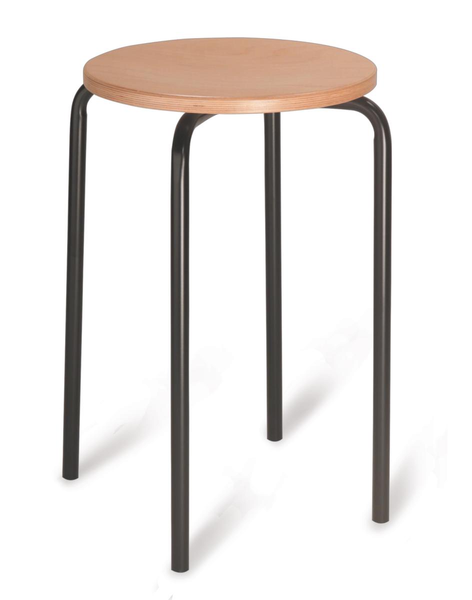 Stapelhocker, Sitz schwarz