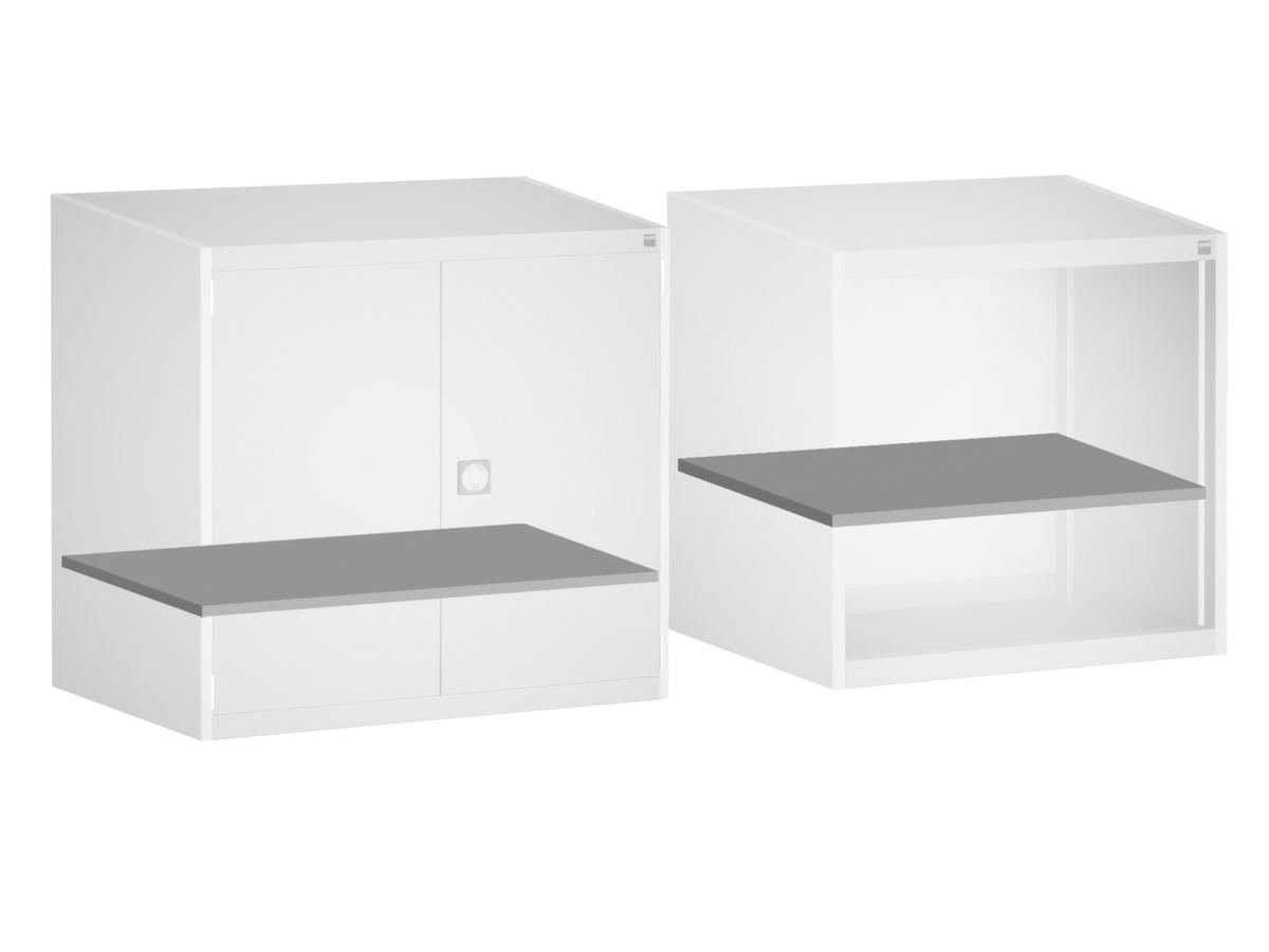 bott Verzinkter Fachboden cubio für Systemschrank, Breite x Tiefe 1300 x 525 mm