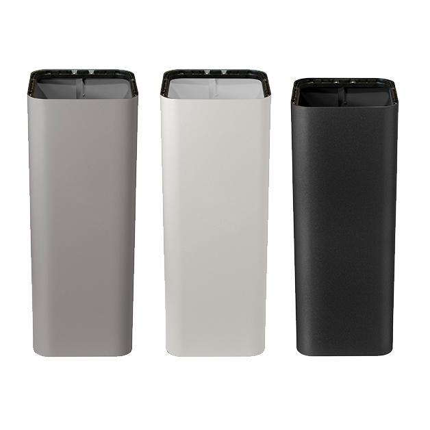 Abfallbehälter PURE ESSENTIAL, 60 l, weiß