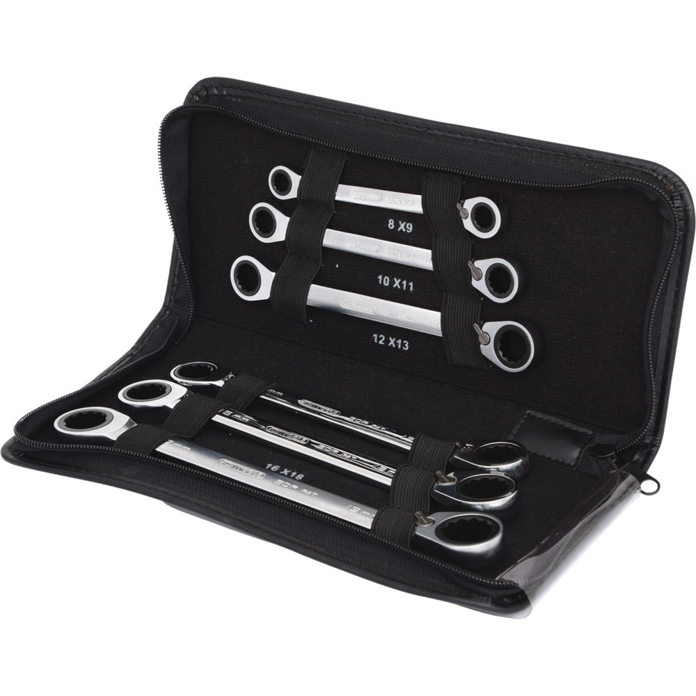 KS TOOLS GEARplus® Doppel-Ratschenringschlüssel-Satz, umschaltbar