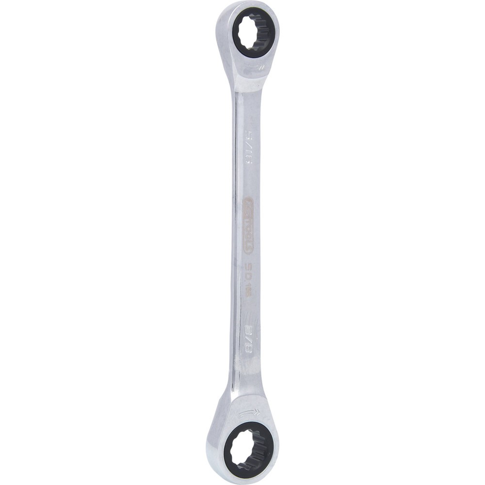 KS TOOLS GEARplus® Doppel-Ratschenringschlüssel, Zollmaße