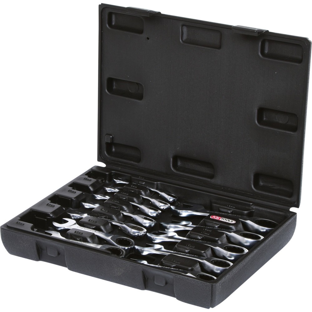 KS TOOLS GEARplus® Ratschenringmaulschlüssel-Satz, extra kurz
