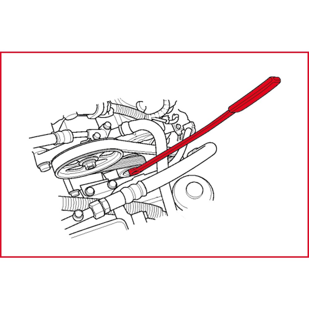 KS Tools Keilriemen-Schlüssel Torx für VAG